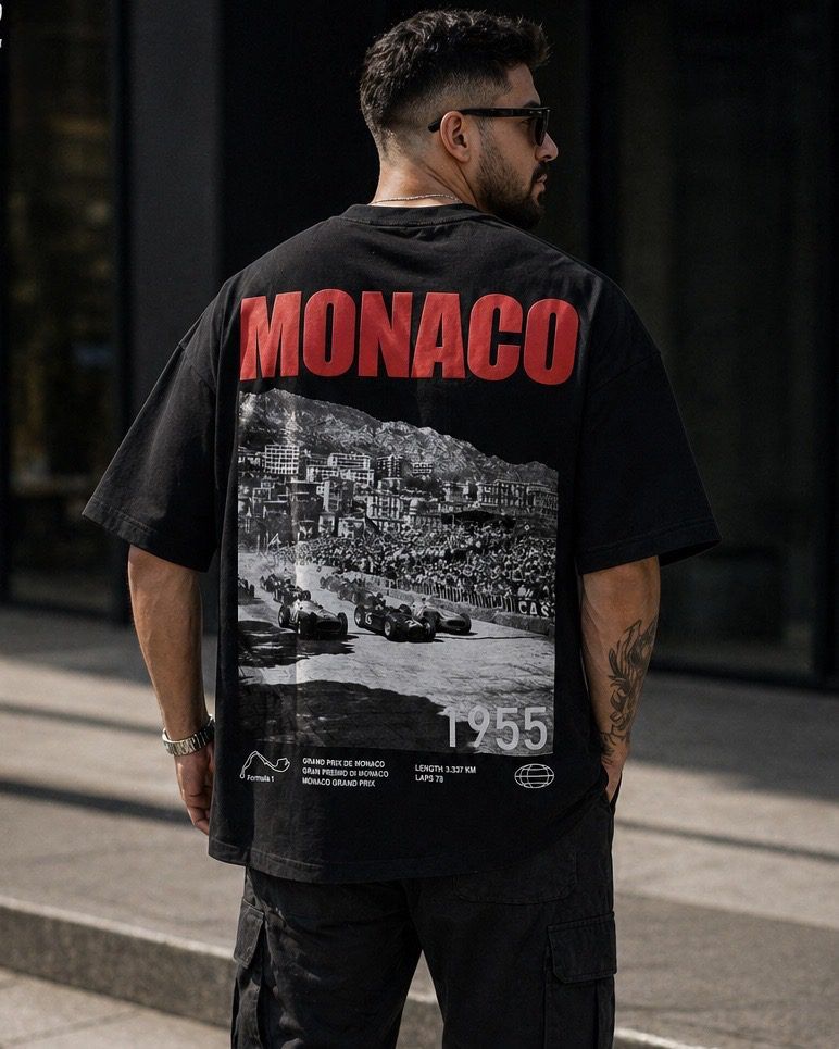 Monaco Graphic T-Shirt – Black gallery.thumbnail 2