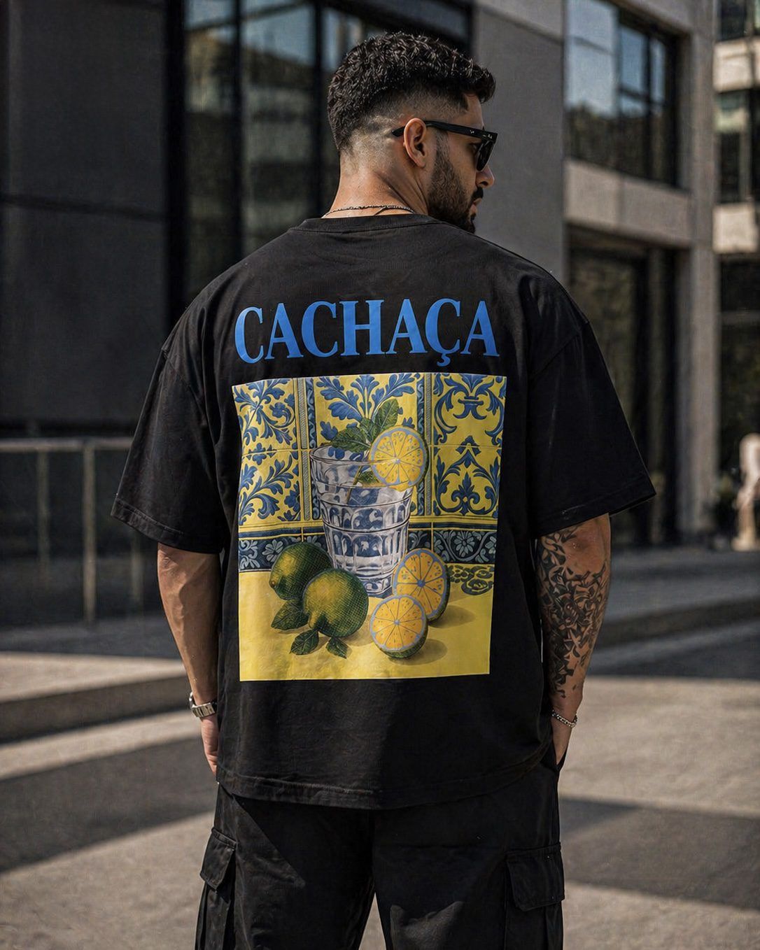 Graphic T-Shirt – Cachaça – Black gallery.thumbnail 2