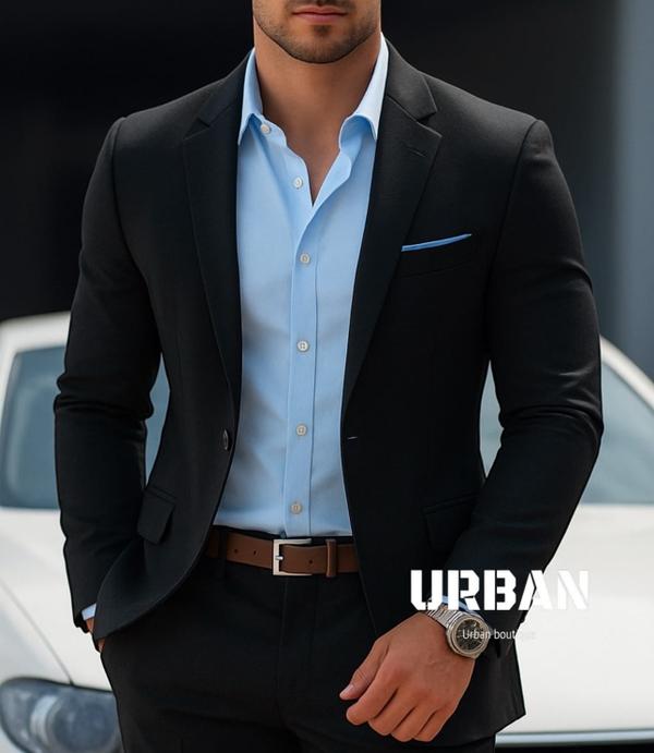 Black Slim Fit Blazer