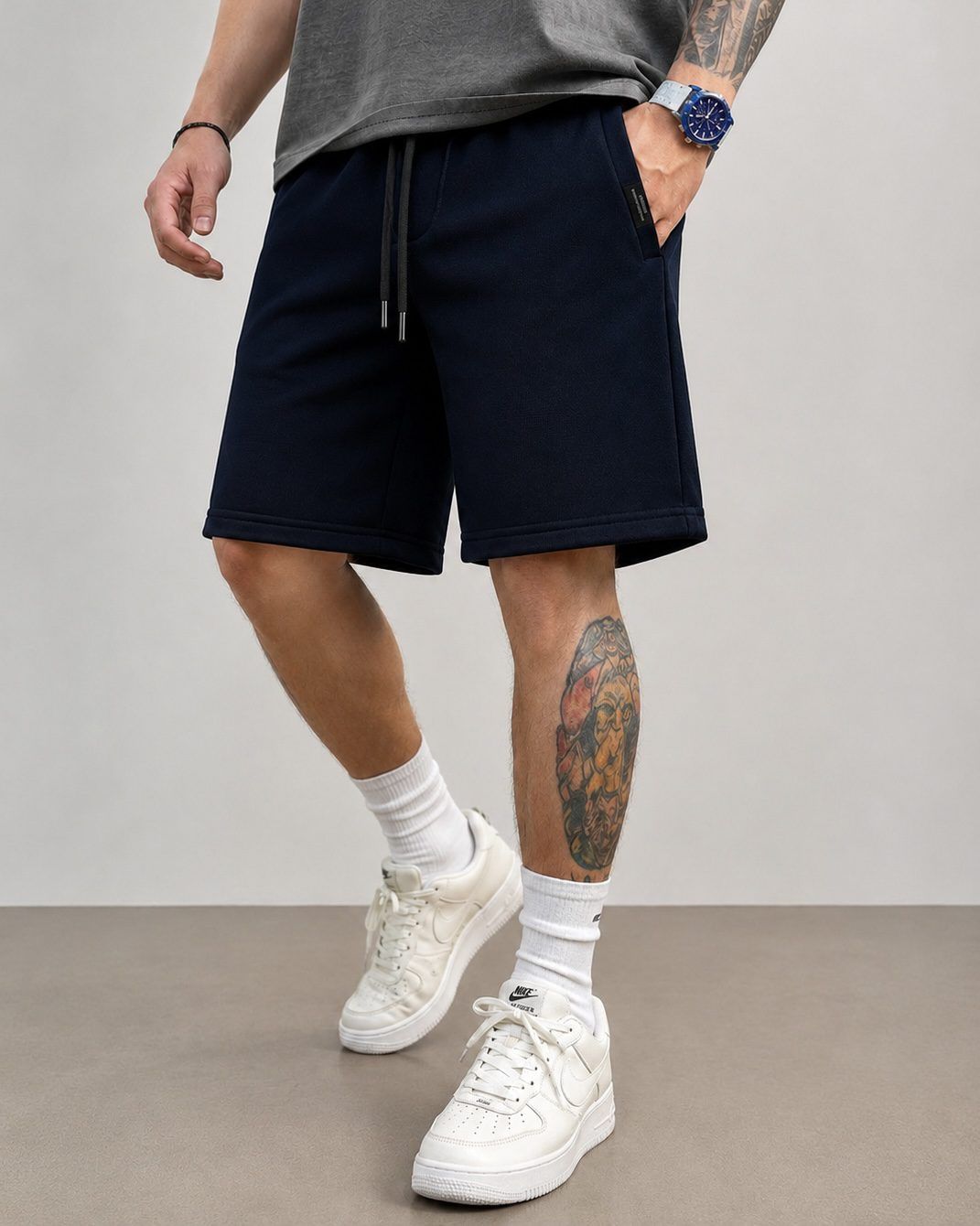 Navy Essential Shorts gallery.thumbnail 2