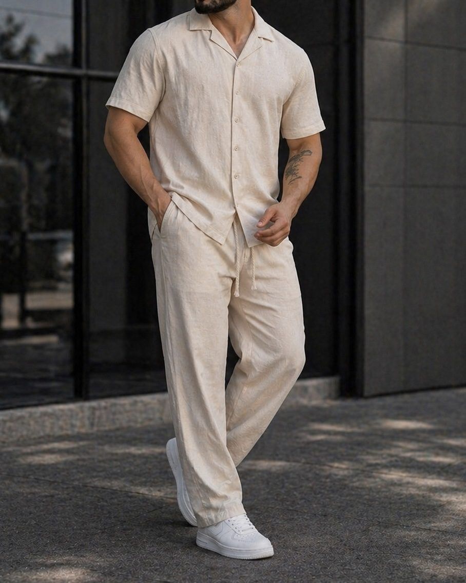 Linen Set – Beige gallery.thumbnail 2