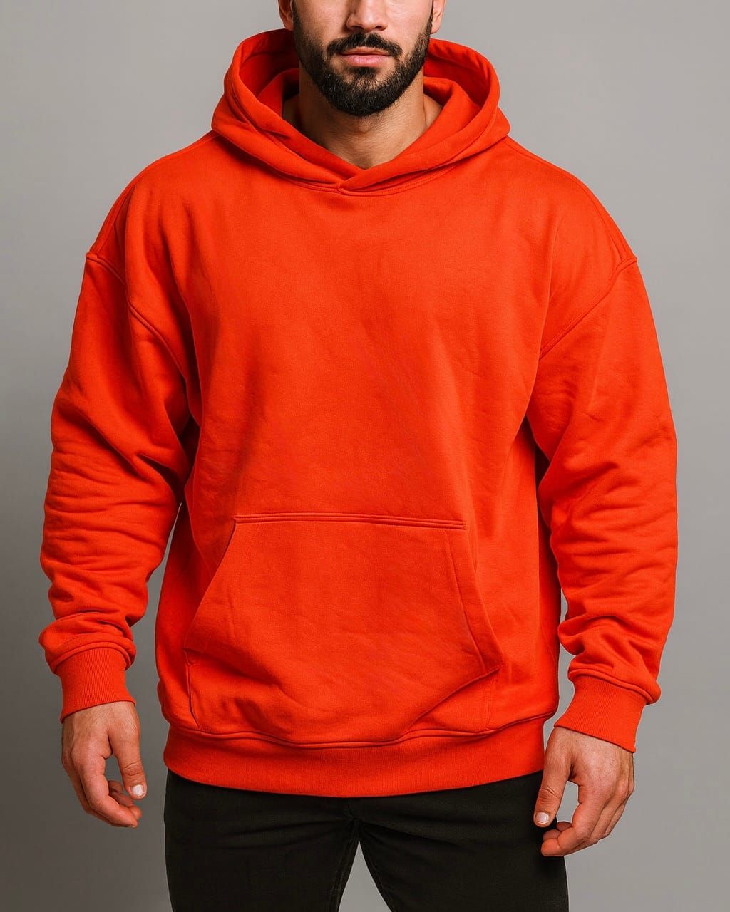 ESSENTIAL OVERSIZED HOODIE – RED gallery.thumbnail 1