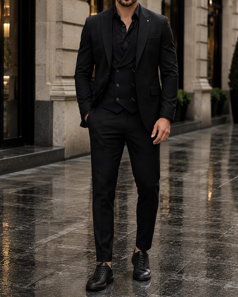 Black 3-Piece Suit gallery.thumbnail 1