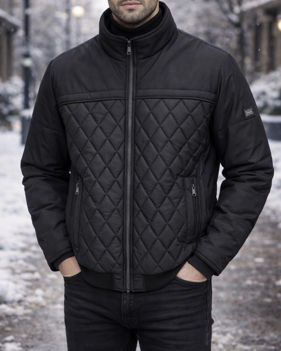 Black Core Quilted Jacket gallery.thumbnail 1