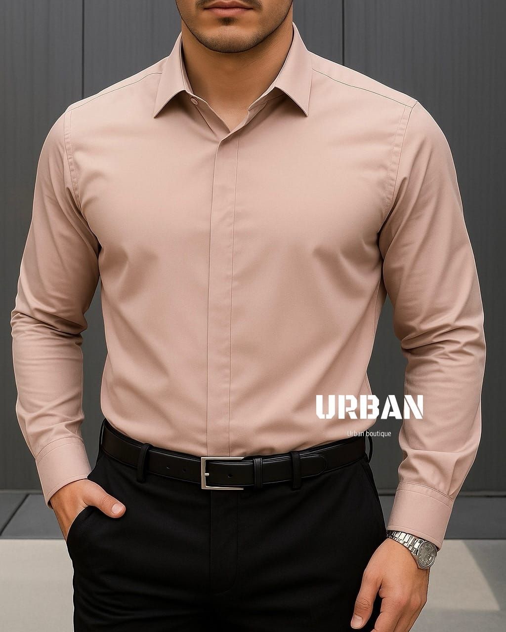 Nude Long Sleeve Shirt gallery.thumbnail 1