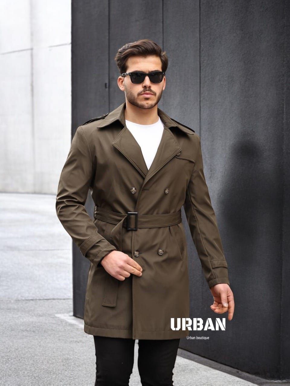 Khaki Trench Coat gallery.thumbnail 1