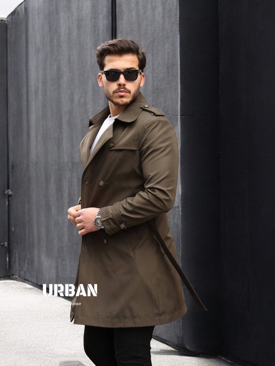 Khaki Trench Coat gallery.thumbnail 3