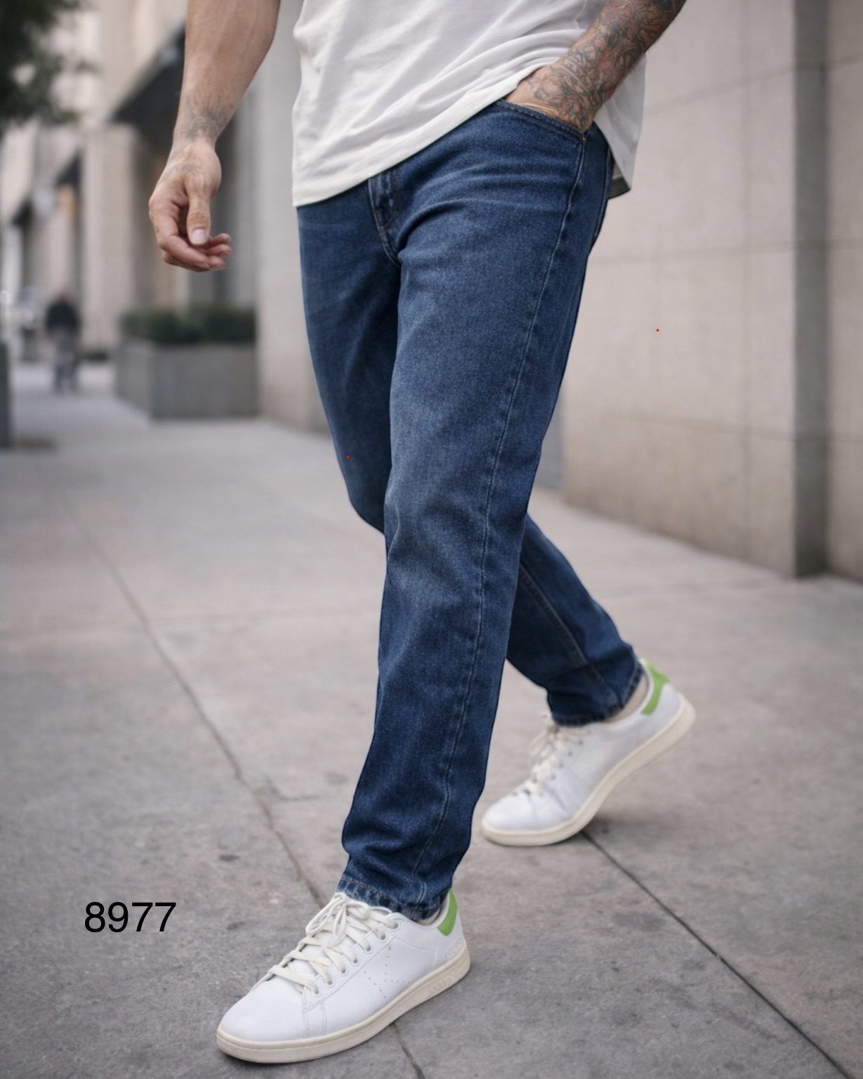 Essential Slim Fit Blue Denim Jeans gallery.thumbnail 2