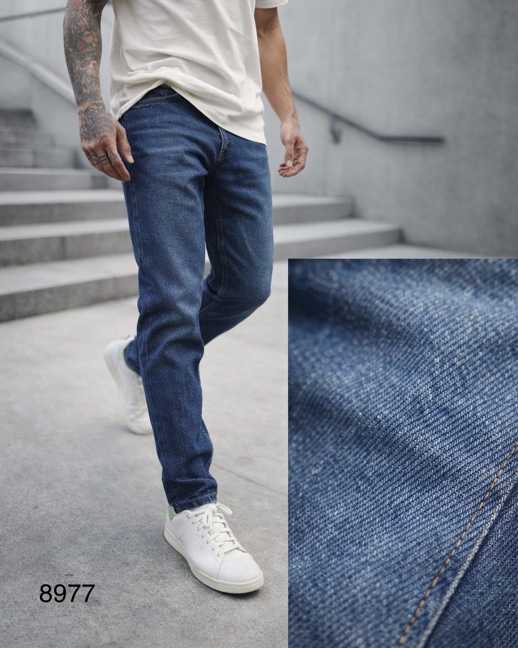 Essential Slim Fit Blue Denim Jeans gallery.thumbnail 3