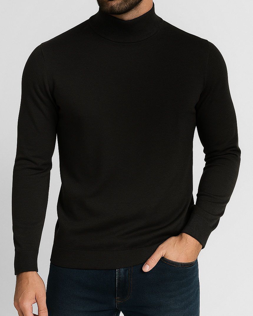 BLACK TURTLENECK – PREMIUM SLIM FIT gallery.thumbnail 2