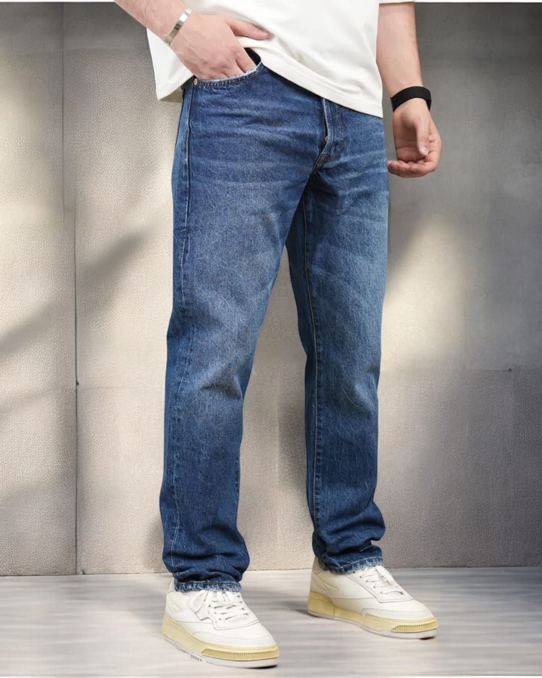 Dark Blue Regular Fit Jeans gallery.thumbnail 2