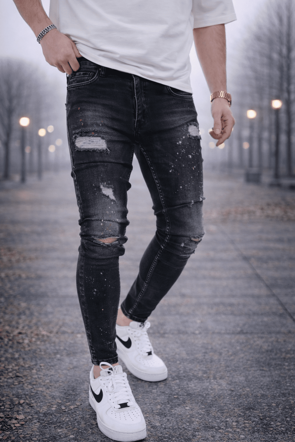 DARK SPLATTER SLIM DENIM gallery.thumbnail 2