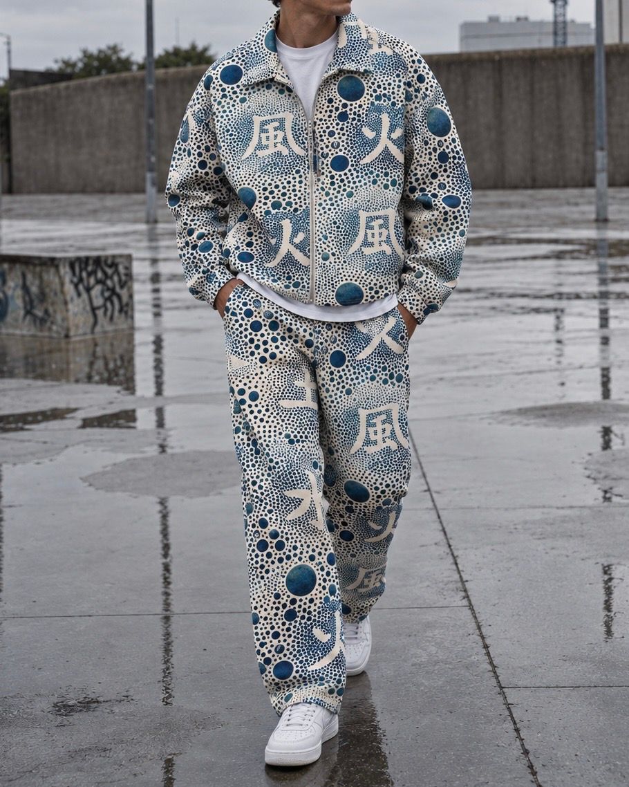 Japanese Print Denim Set gallery.thumbnail 1