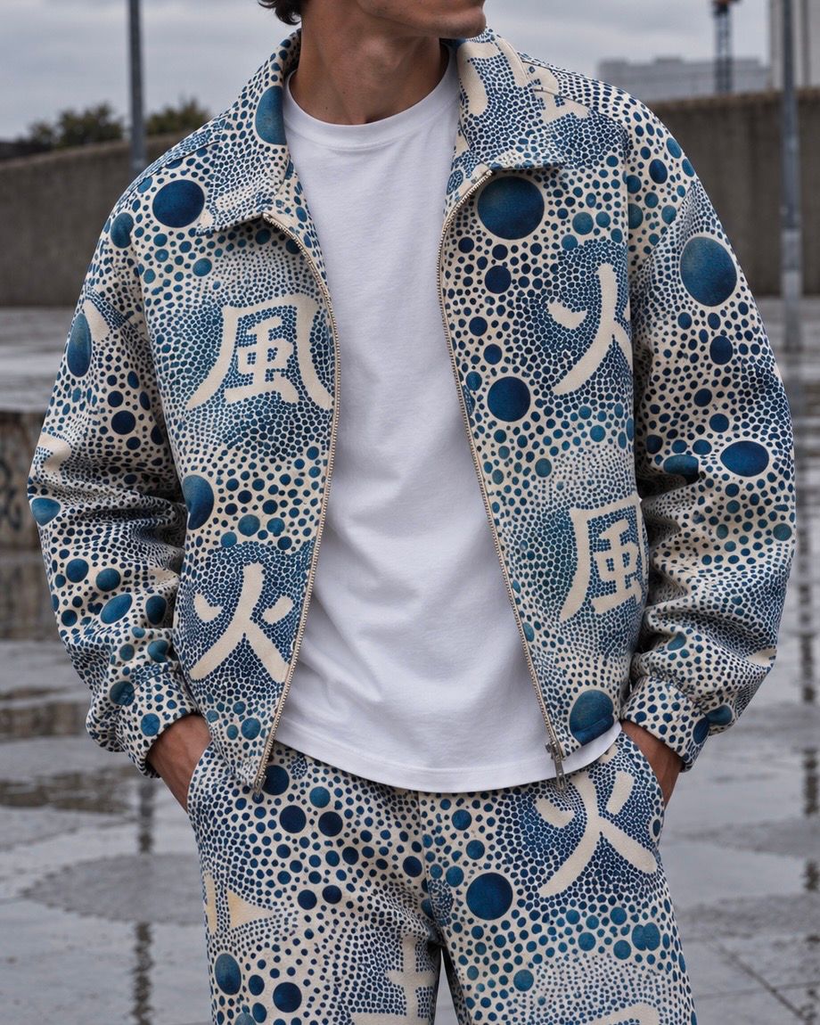 Japanese Print Denim Set 2