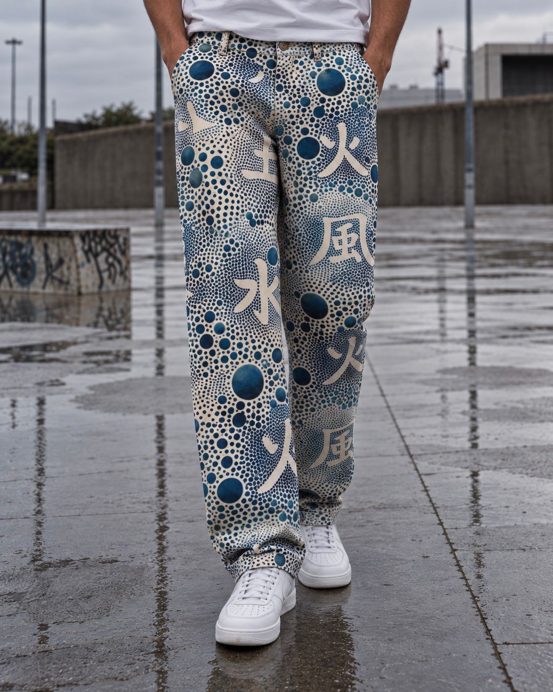 Japanese Print Denim Set 3