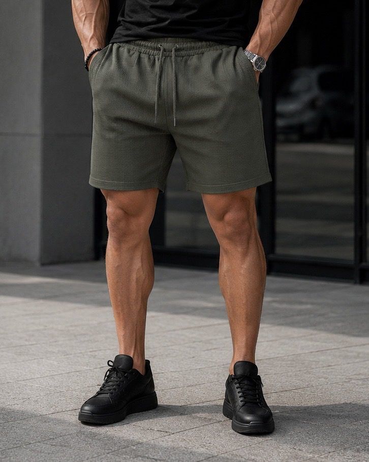 Essential Shorts – Olive Green gallery.thumbnail 1