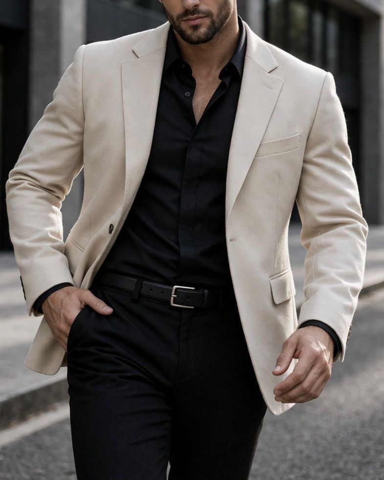 Refined Tailored Blazer – Beige gallery.thumbnail 5