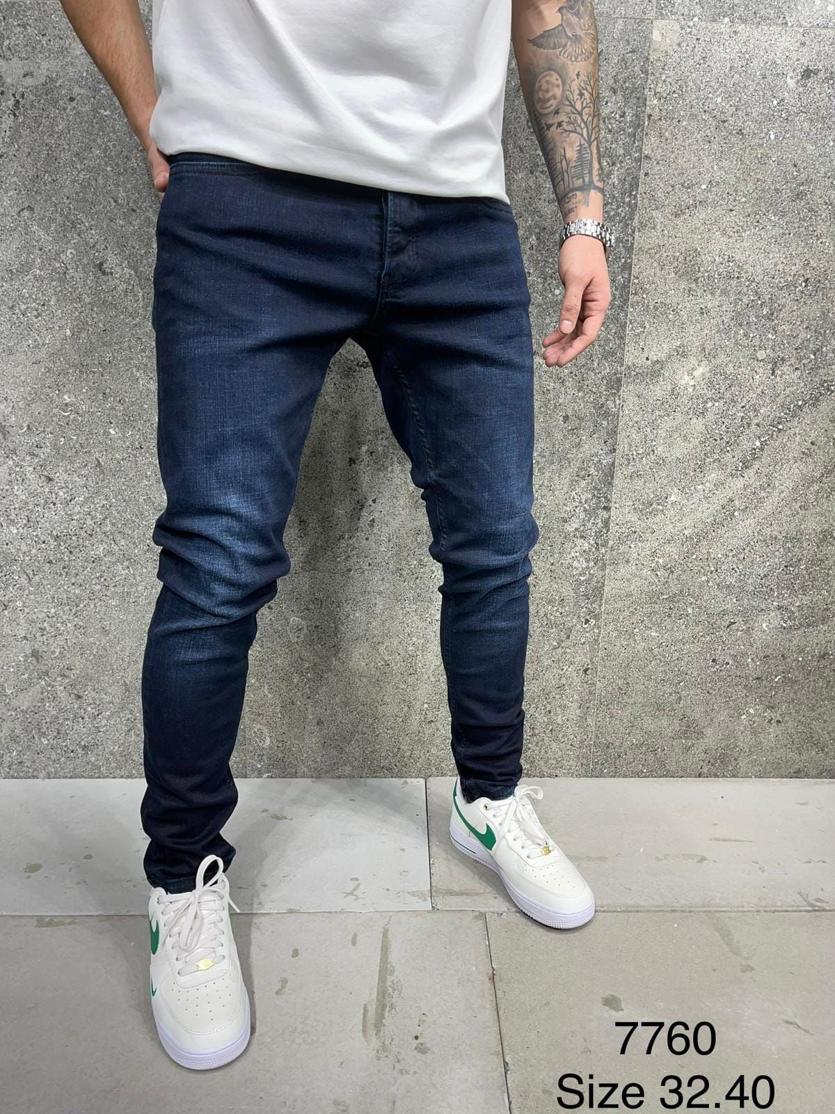 Dark Blue Slim Jeans – 7760 gallery.thumbnail 2