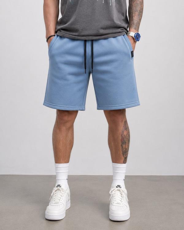 Sky Blue Essential Shorts