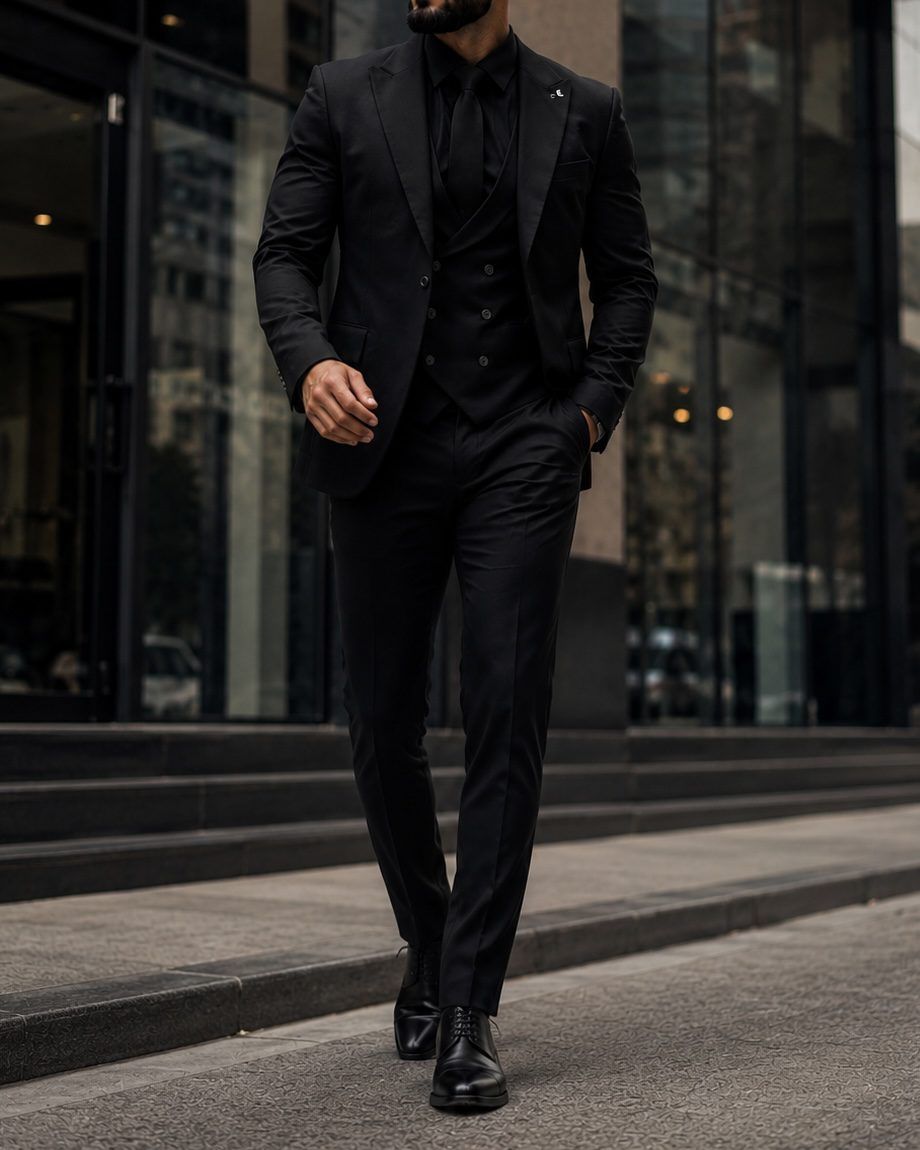 Black 3-Piece Suit gallery.thumbnail 3