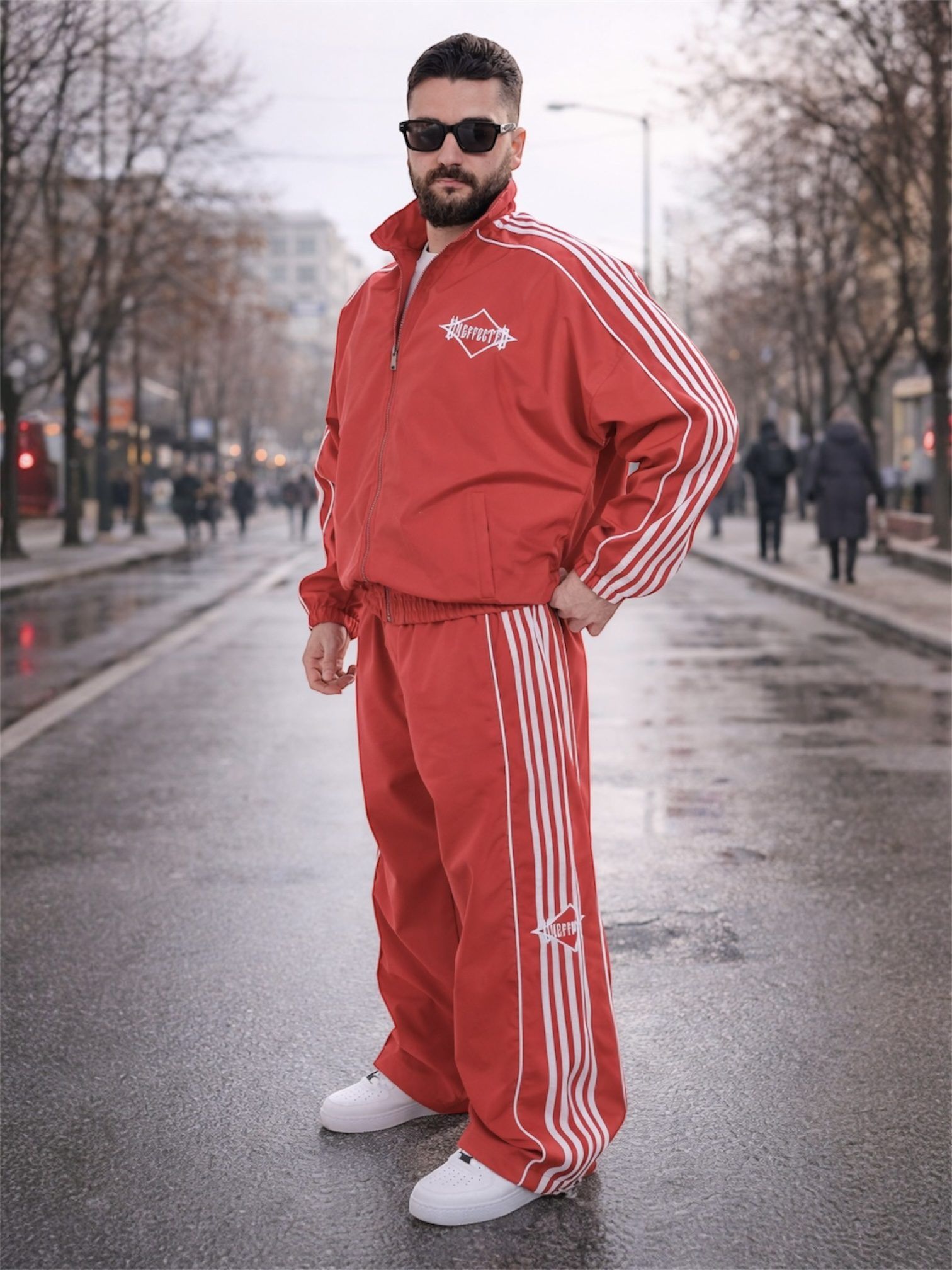 Urban Motion Tracksuit – Crimson Red Edition gallery.thumbnail 2