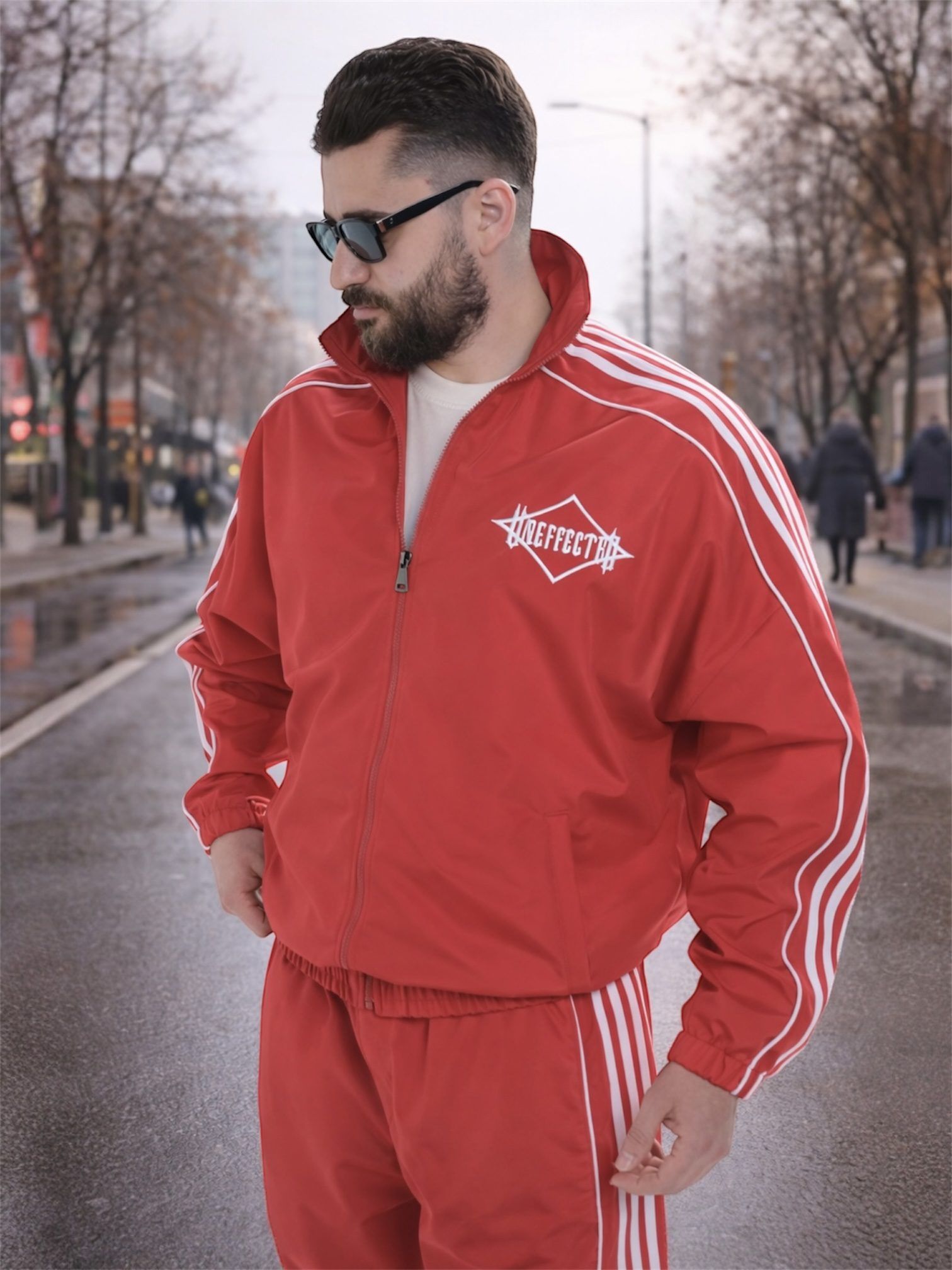 Urban Motion Tracksuit – Crimson Red Edition gallery.thumbnail 3