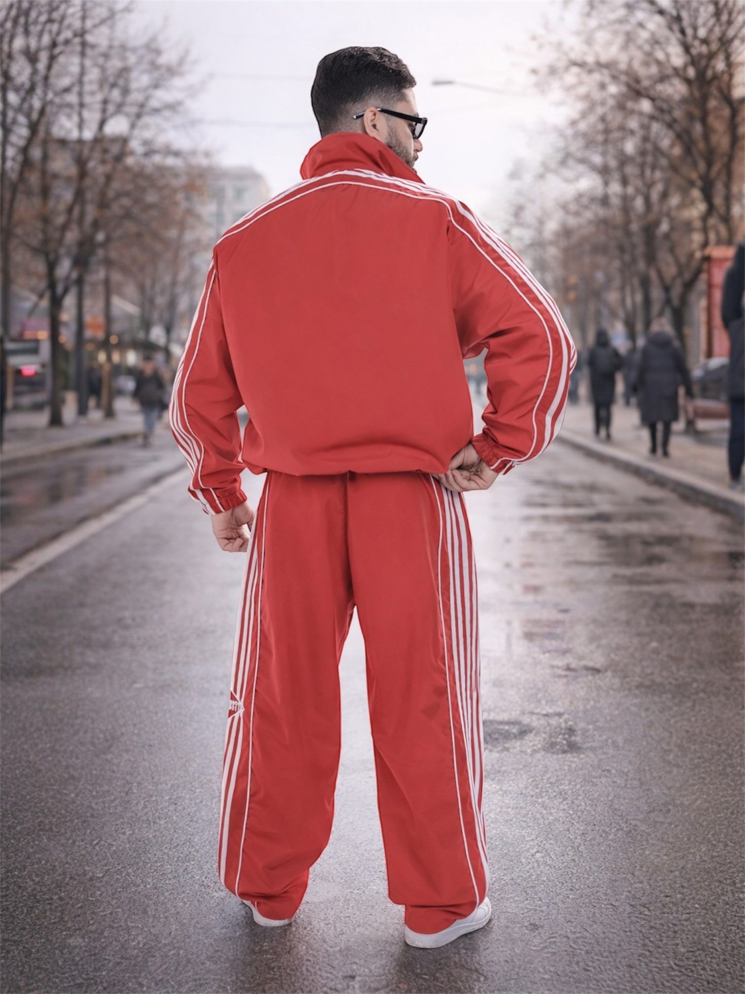 Urban Motion Tracksuit – Crimson Red Edition gallery.thumbnail 4