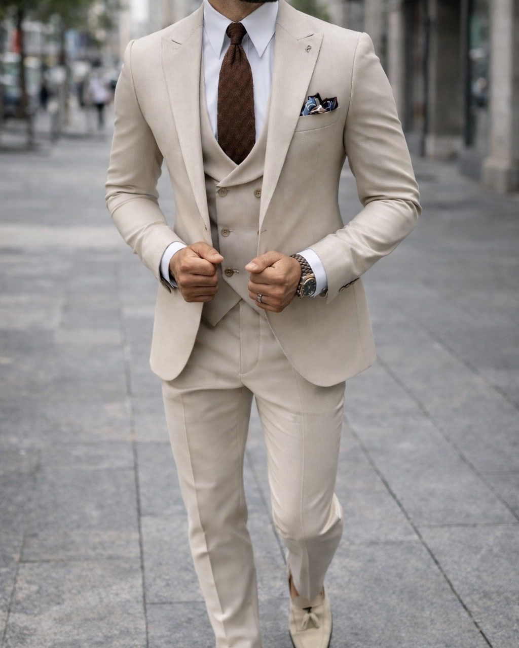 BEIGE SUIT SET – ELEGANT CLASS EDITION gallery.thumbnail 2