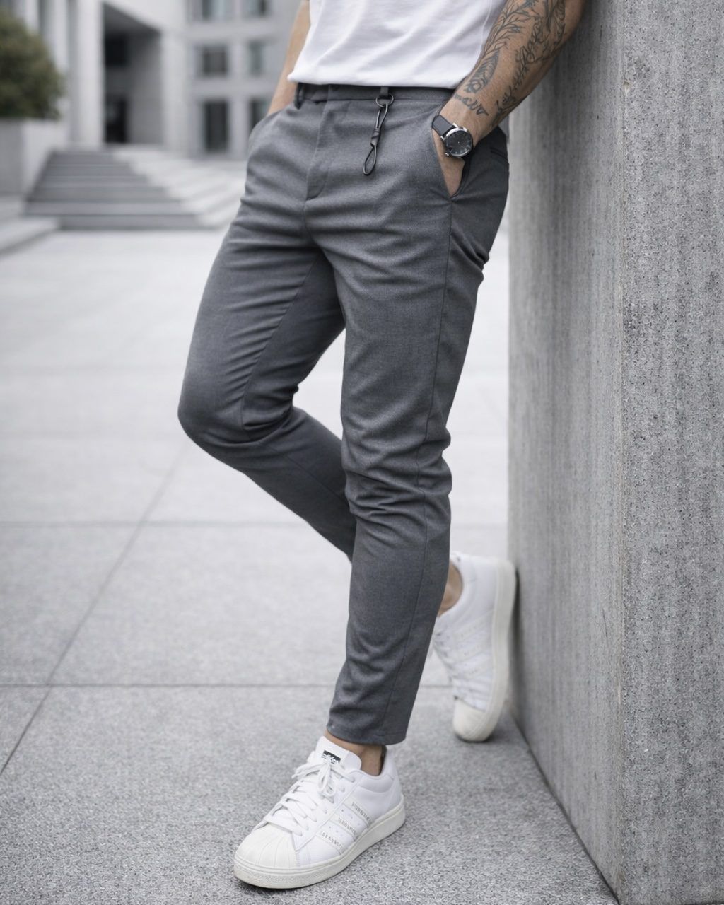Grey Tailored Pants gallery.thumbnail 2