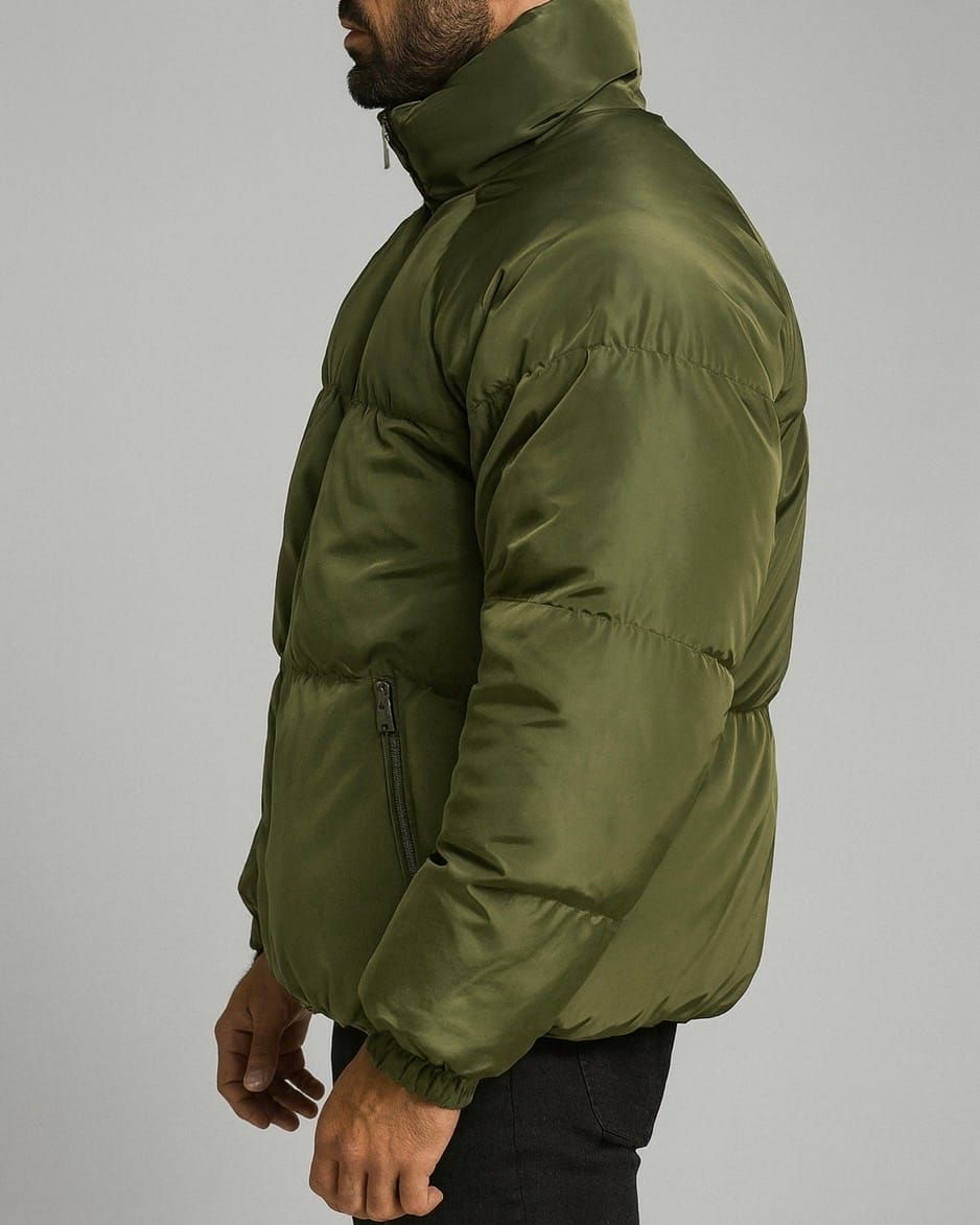 PUFFER JACKET – KHAKI GREEN gallery.thumbnail 2