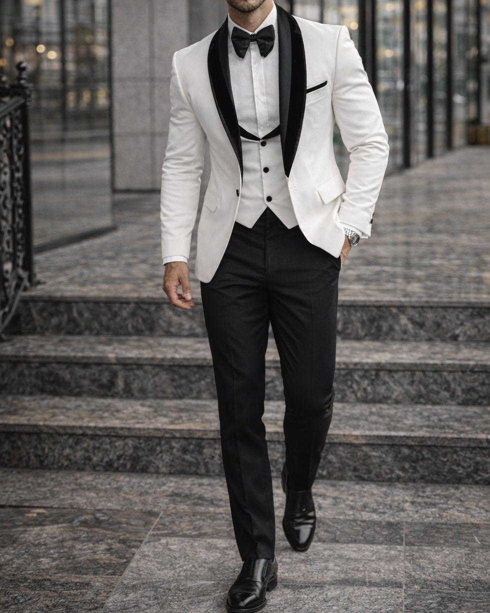 WHITE TUXEDO – BLACK LAPEL EDITION gallery.thumbnail 2