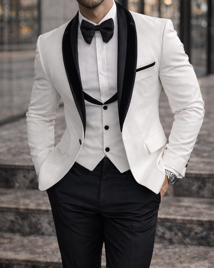 WHITE TUXEDO – BLACK LAPEL EDITION gallery.thumbnail 3