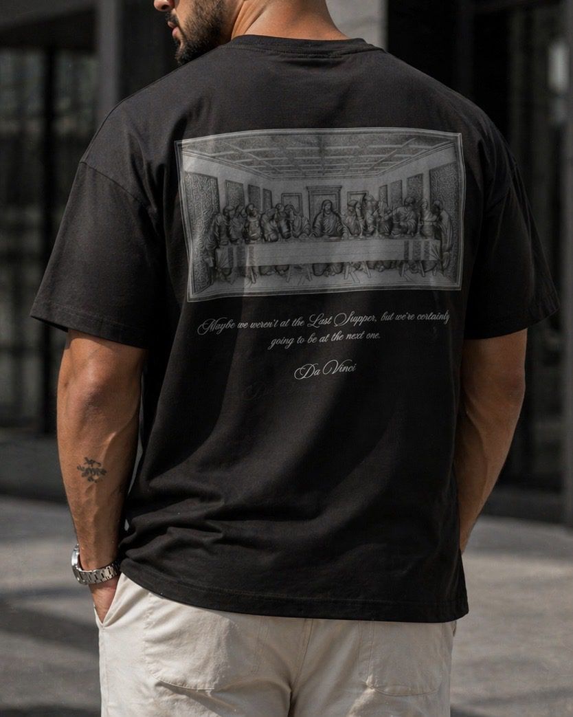 Da Vinci Graphic Tee - Black gallery.thumbnail 2