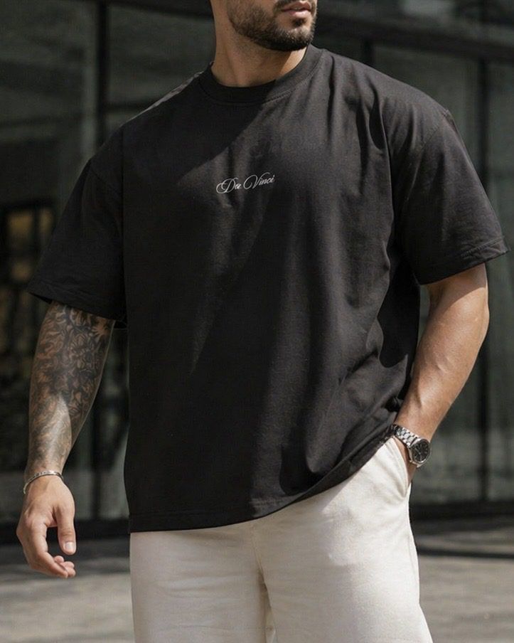 Da Vinci Graphic Tee - Black gallery.thumbnail 3