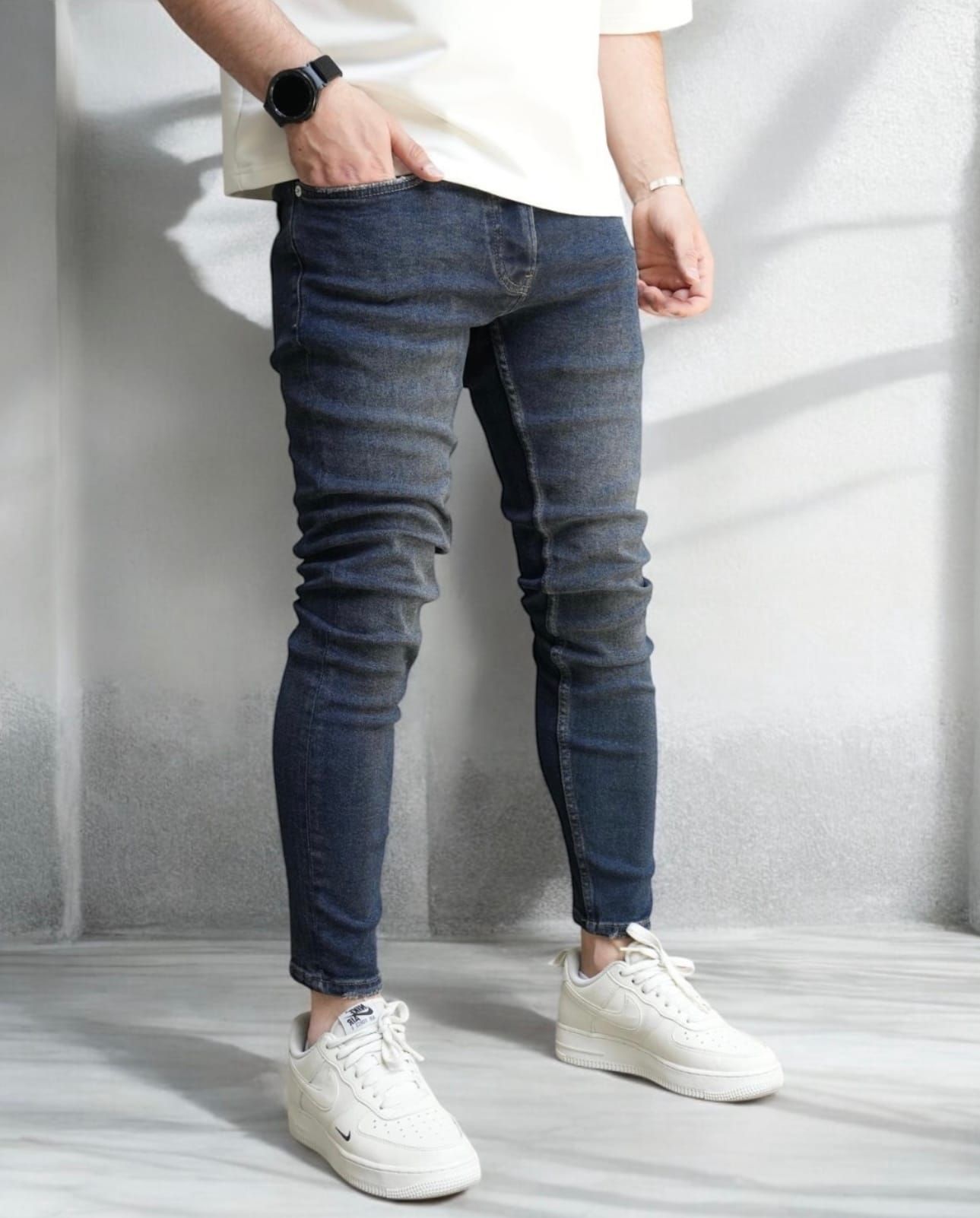 Slim Fit Dark Wash Jeans gallery.thumbnail 2