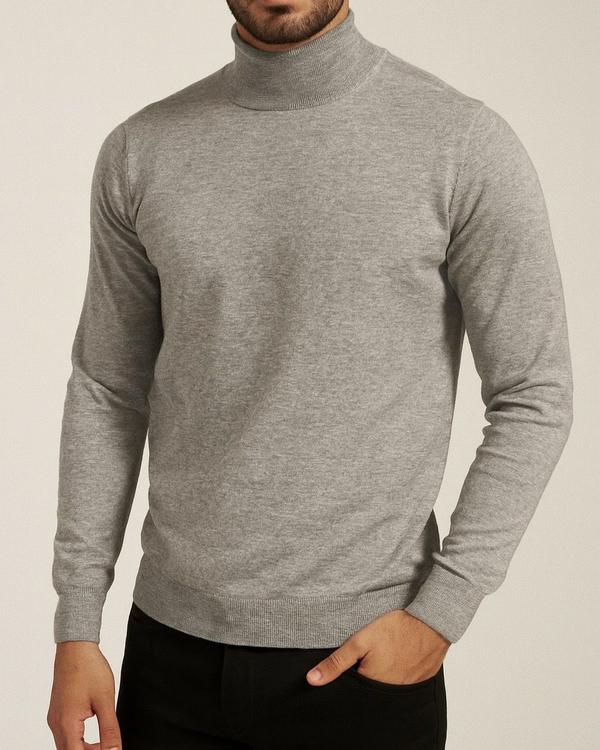 Light Grey Turtleneck – Clean Minimal Edition