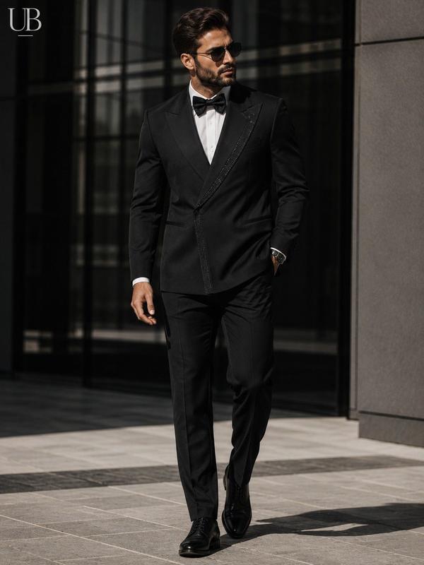 Asymmetric Black Tuxedo