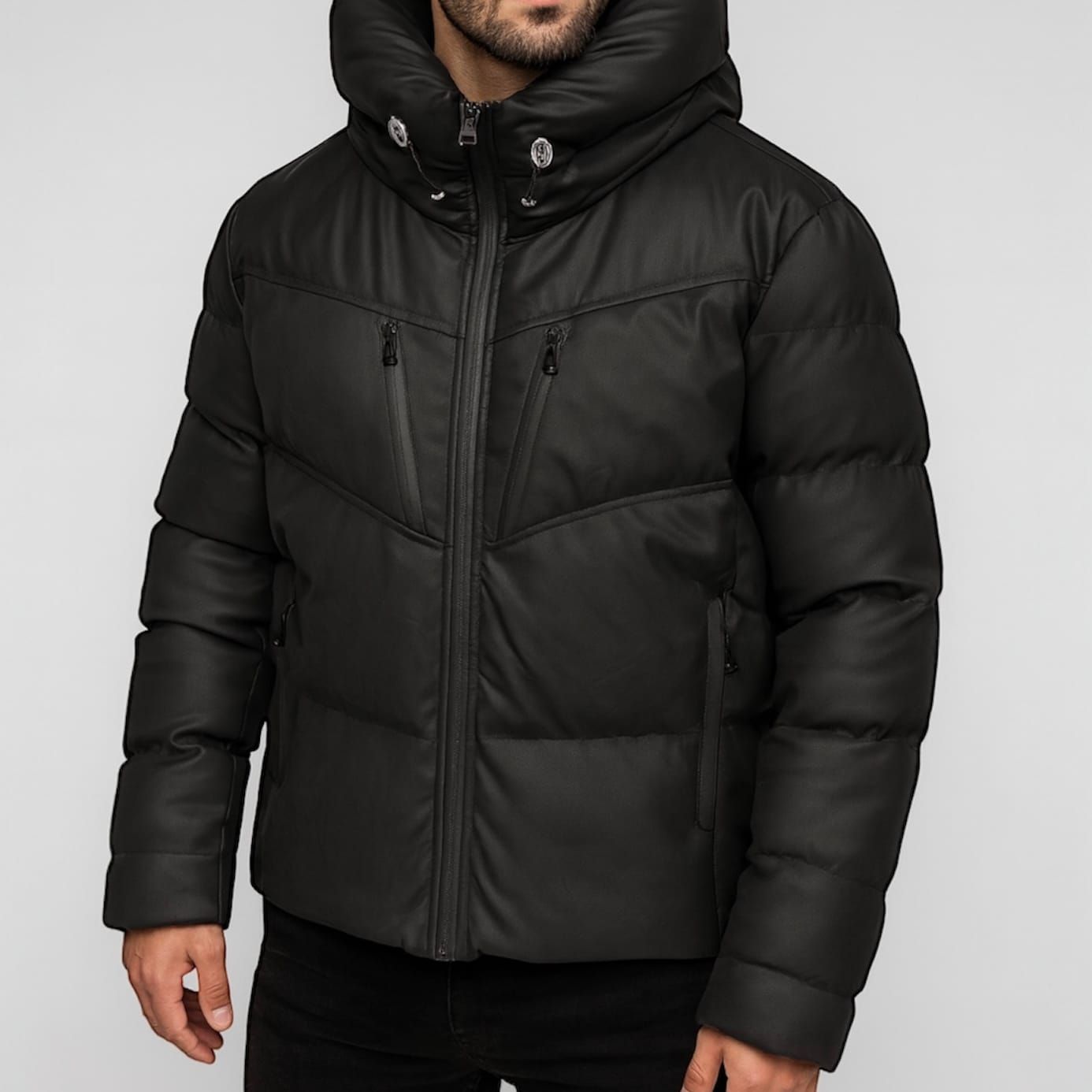 High Neck Technical Puffer Jacket gallery.thumbnail 1