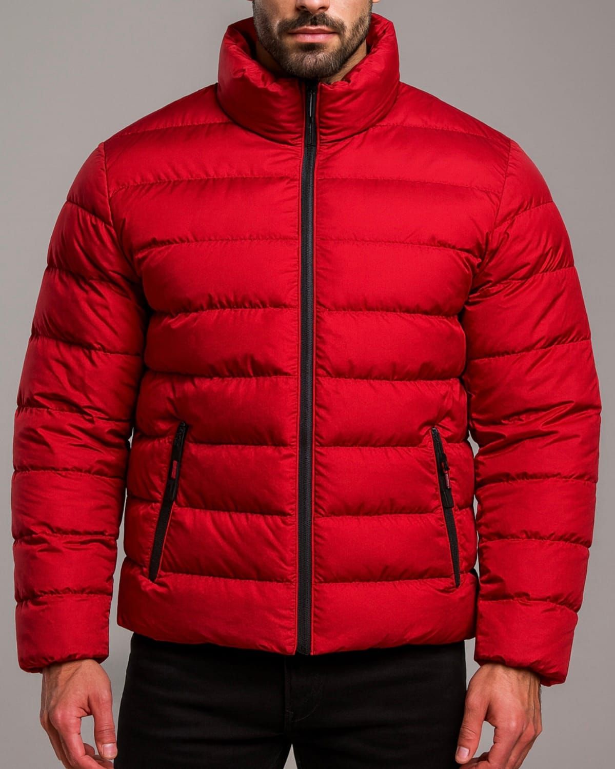 PADDED JACKET – RED gallery.thumbnail 1