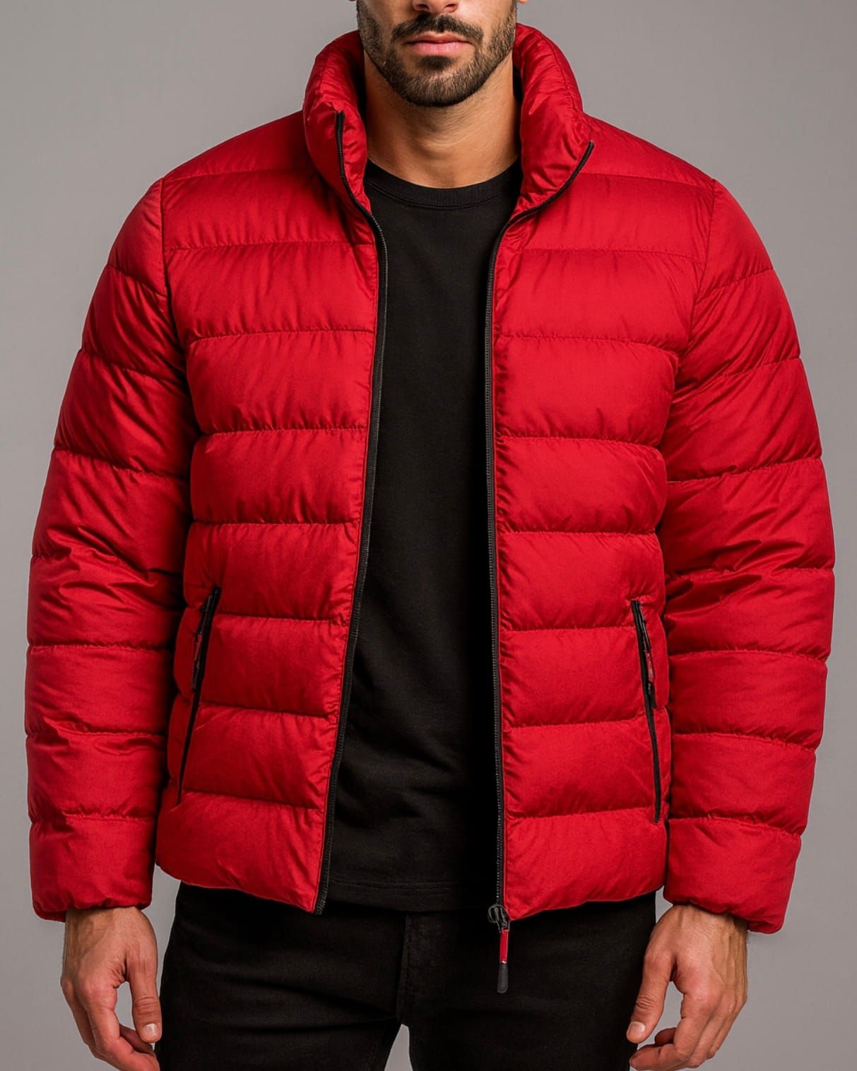 PADDED JACKET – RED gallery.thumbnail 2
