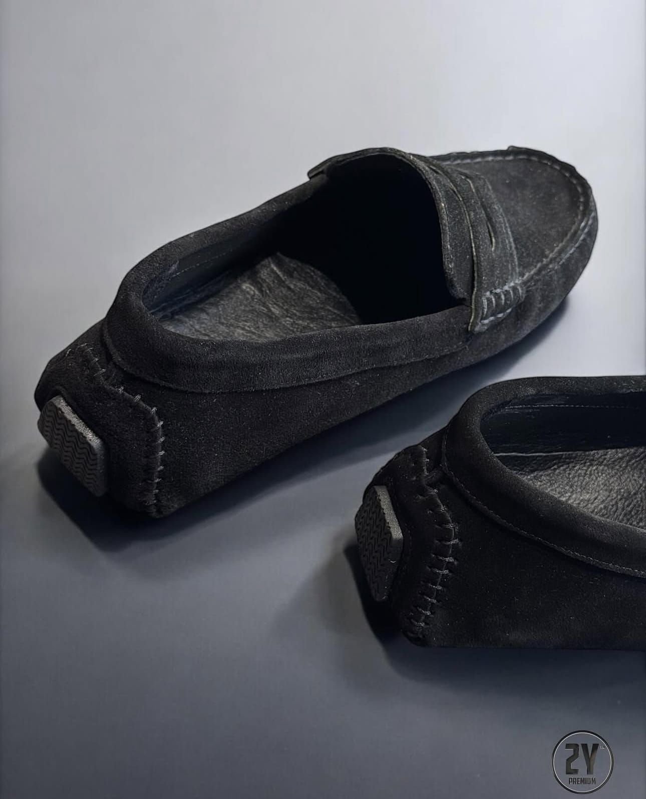 Suede Loafers – Black gallery.thumbnail 2