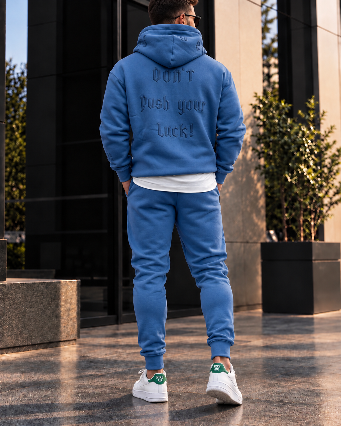 Blue Premium Hoodie Tracksuit Set 2