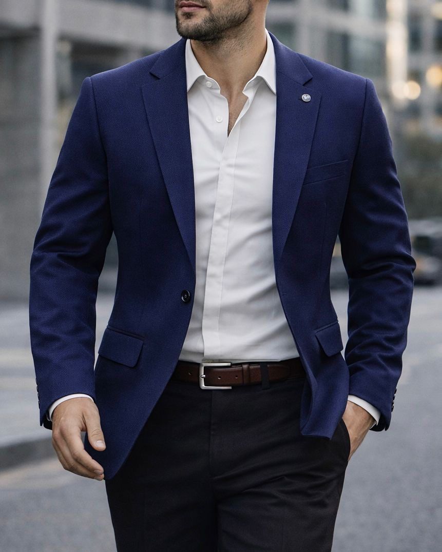 Essential Tailored Blazer – Navy gallery.thumbnail 2