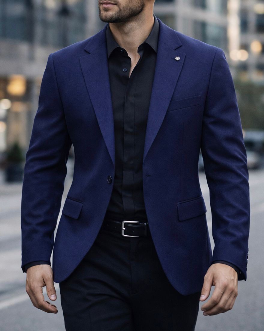Essential Tailored Blazer – Navy gallery.thumbnail 3