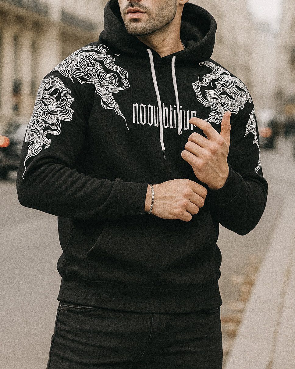 GRAPHIC HOODIE – BLACK 1