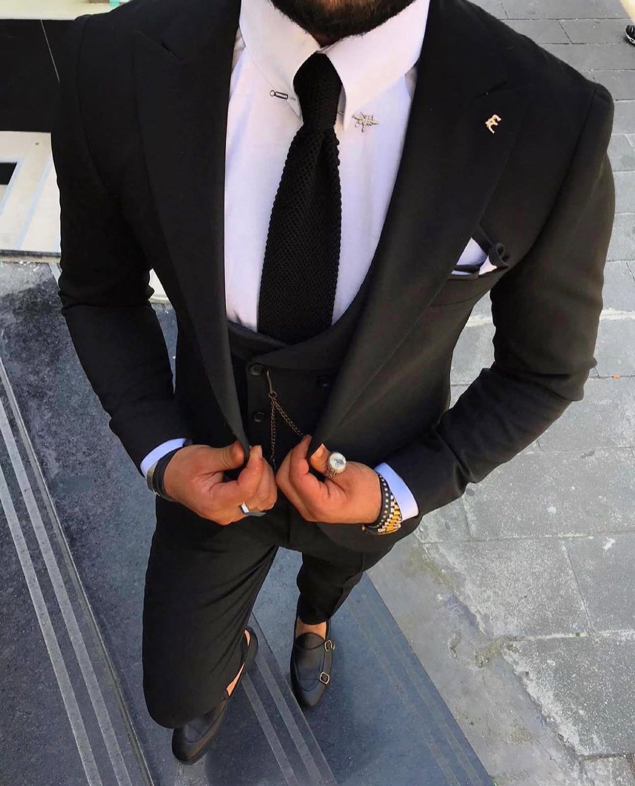 BLACK FORMAL SUIT SET – CLASSIC EDITION gallery.thumbnail 1
