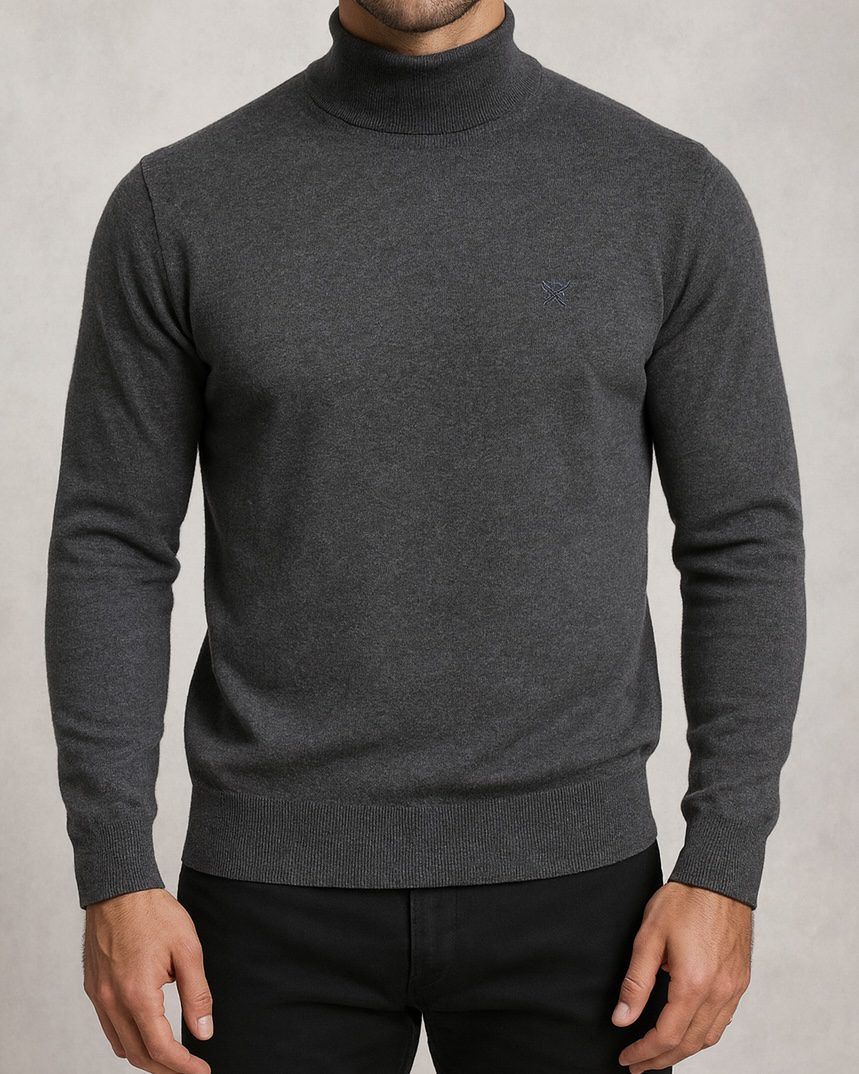 Dark Grey Turtleneck – Urban Classic Edition 1