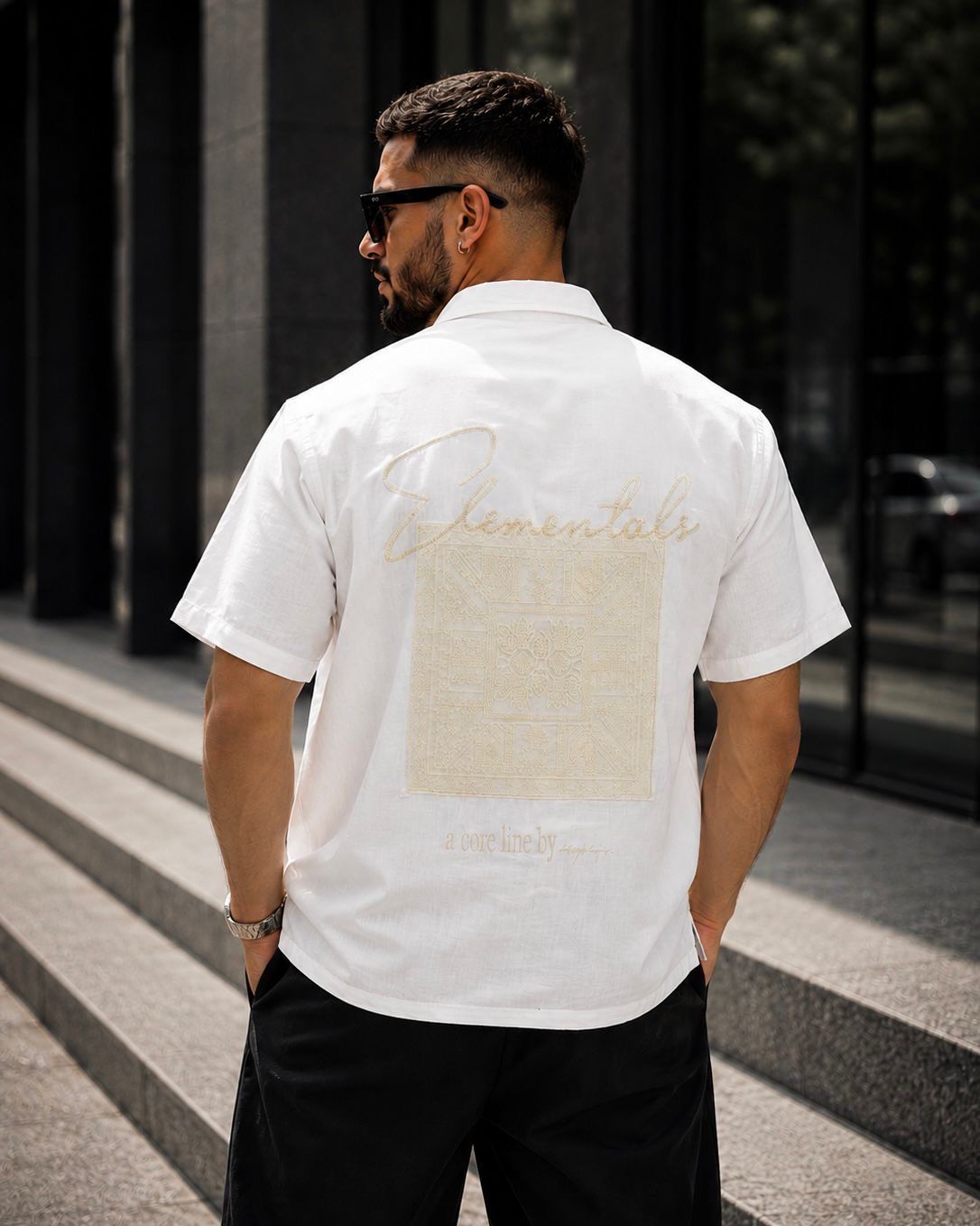 Elementals Short Sleeve Shirt – White gallery.thumbnail 2
