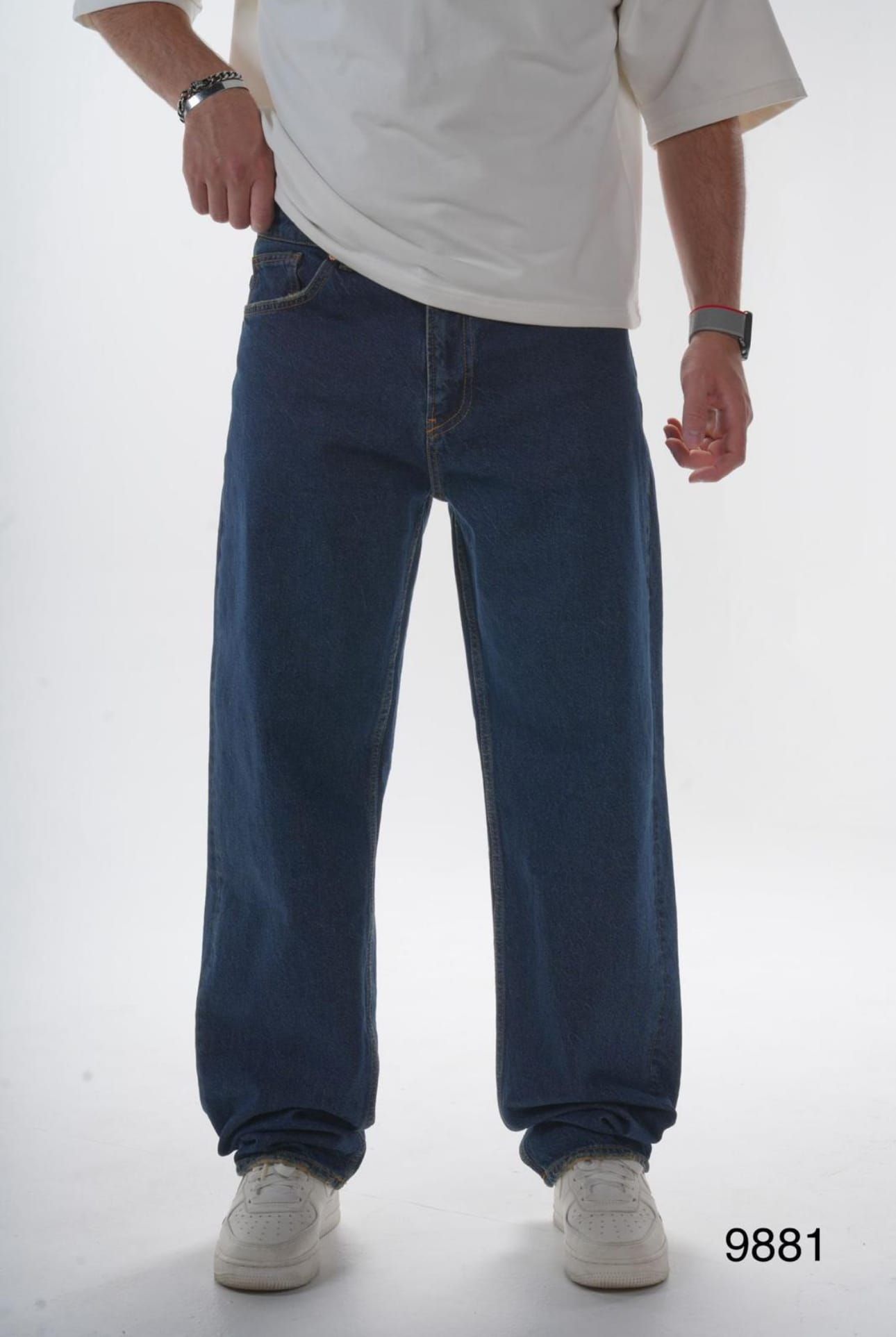 Wide Leg Blue Jeans gallery.thumbnail 1