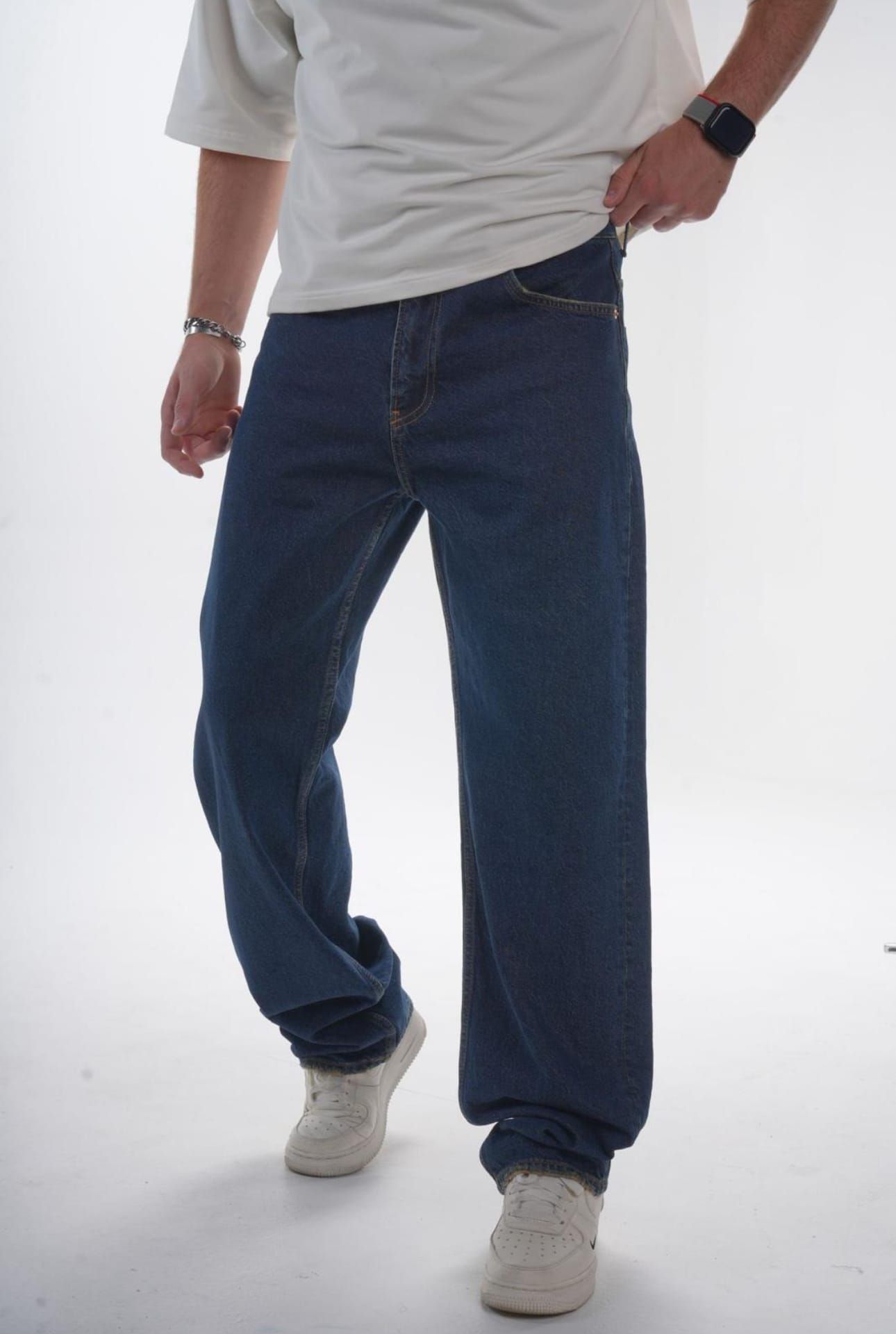 Wide Leg Blue Jeans gallery.thumbnail 2